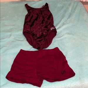 Velvet wine GK Leo/spandex